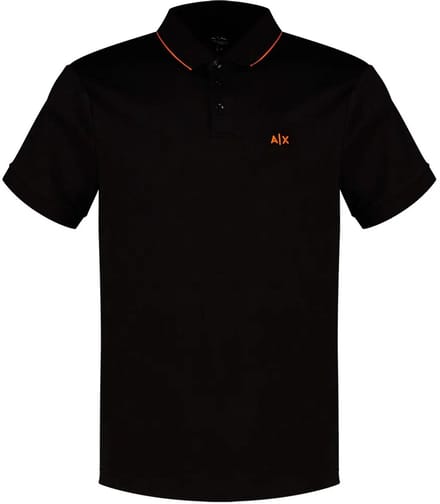 Armani Exchange Xm001289_af10363 Korte Mouw Poloshirt Zwart S Man