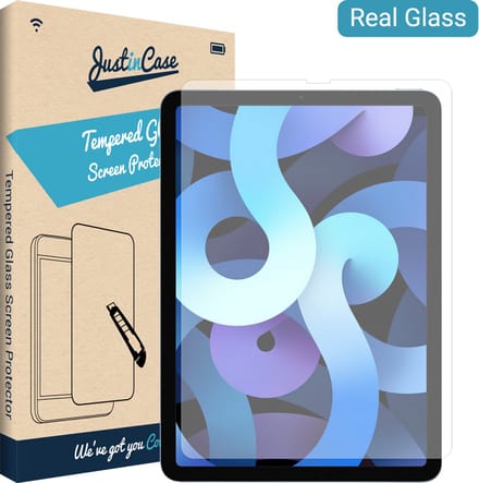Just in Case screenprotector geschikt voor iPad Air 5 (2022) / Air 4 (2020) - Screenprotector Tablet Glas