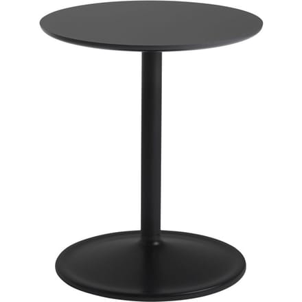 Muuto Soft Side Tafel hoog - zwart - Ø41