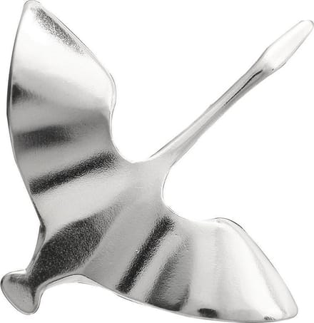 AuBor ®. Broche. Zilver. De wilde zwaan.
