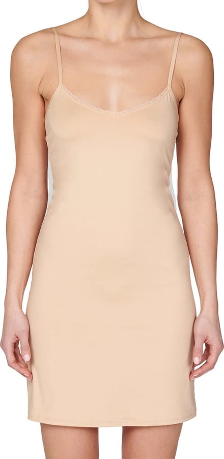 J&C onderjurk spaghetti bandjes - XXL - Beige