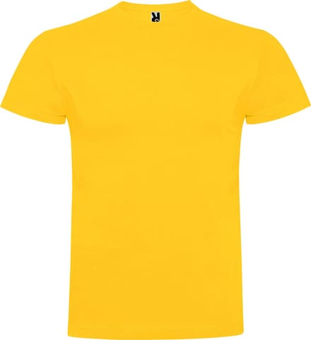 4 Pack Goud / Geel t-shirts Roly Braco 180 gram Premium maat L