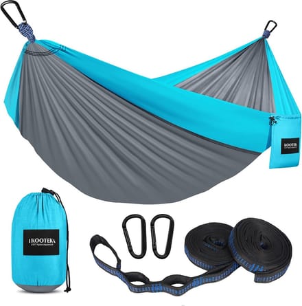 Draagbare Camping Hangmat voor Binnen & Buiten - Lichtgewicht Nylon voor Backpacken en Reizen