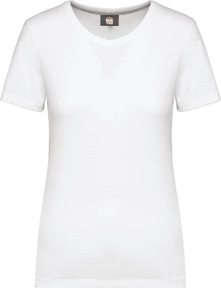 WK. Designed To Work Dames-T-shirt met antibacteriële behandeling WK307 - White - S