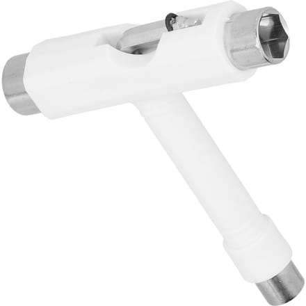 Outil de Skate Multifonction Portable Skateboard TType Kit Clé Hexagonale Quincaillerie de Fixation Blanc white