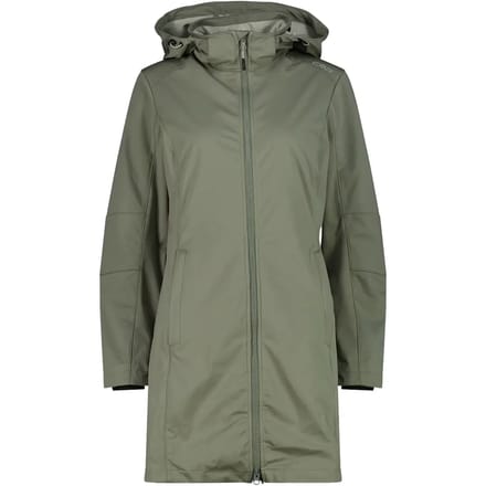 Lichte dames softshell parka met afneembare capuchon CMP