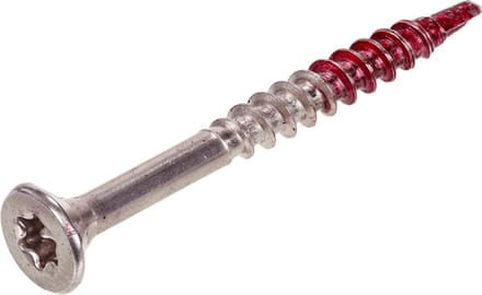 Rotadrill - Hardhoutschroeven - Torx 25 Platkop - 5 x 60mm - Deeldraad - RVS-410 (100 stuks)