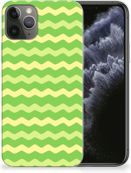 Apple iPhone 11 Pro TPU bumper Waves Green