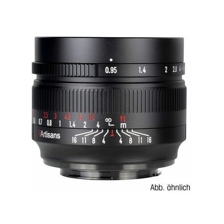 7Artisans 50mm f/0.95  Sony E-bevestiging
