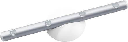 Batterij LED-lamp zilver voor binnenruimten