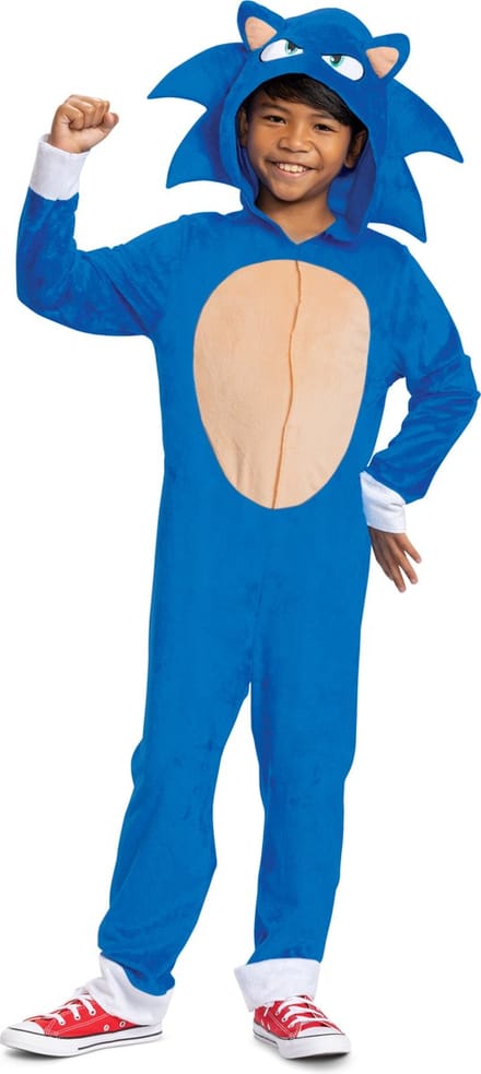 SONIC MOVIE 3 (SEGA), Sonic Movie kostuum Classic, Maat M (7-8 jaar)
