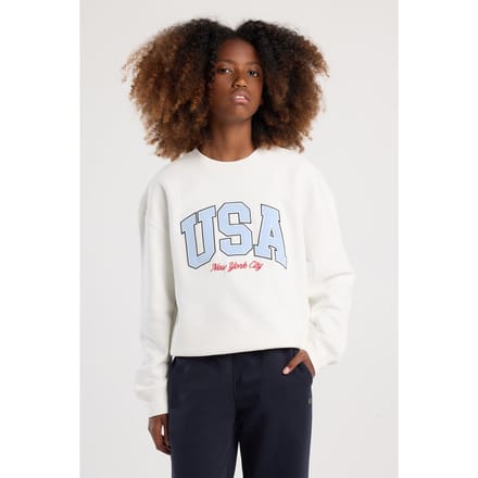 America Today Senna Jr Off White Taglia: 122/128 | Maglioni Outlet | kids | Bianco