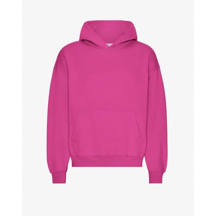 Oversized sweatshirt met capuchon Colorful Standard Magenta Blaze