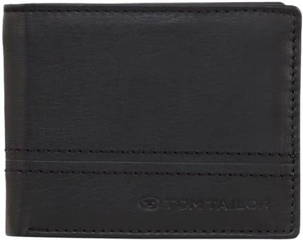 Tom Tailor - TTJERRIE leren portemonnee - Maat ONESIZE - schwarz / black