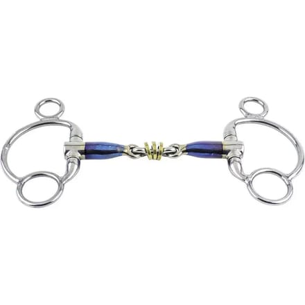 Pessoa paardenbit Trust Sweet Iron 2,5 Eggbutt Brass Ring 16