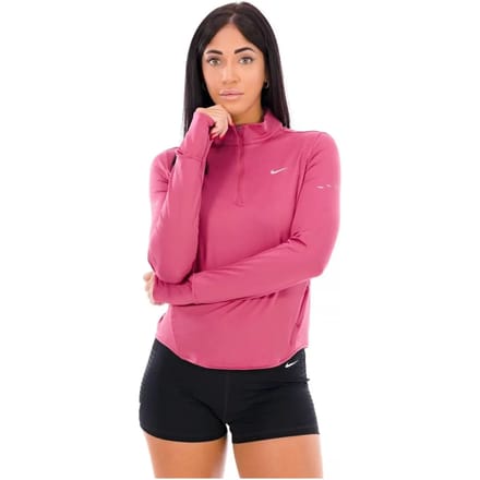 Damestrui met lange mouwen en 1/4 rits Nike Swift