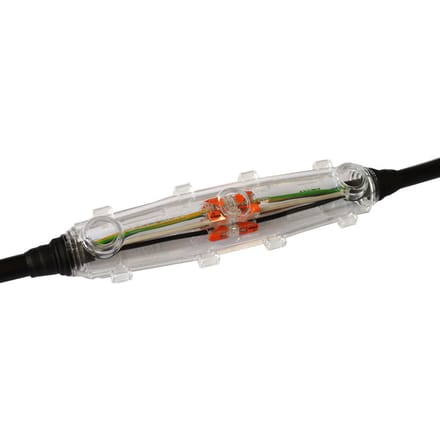 Gegoten Hars Rechte Verbinding M1 Met Wago Aansluitingen - 425491