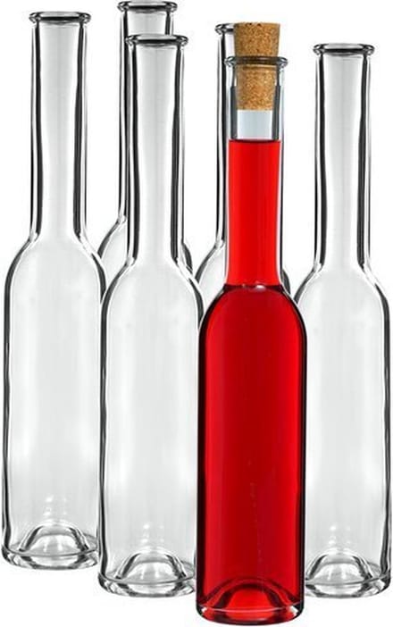Puurmaken likeurflesjes 100ml met kurk