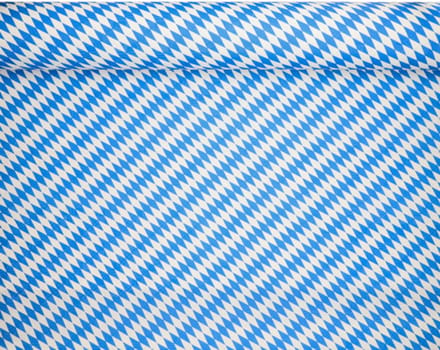 1x Tafelkleed papier met damastprint 50 m x 1 m Beiers blauw