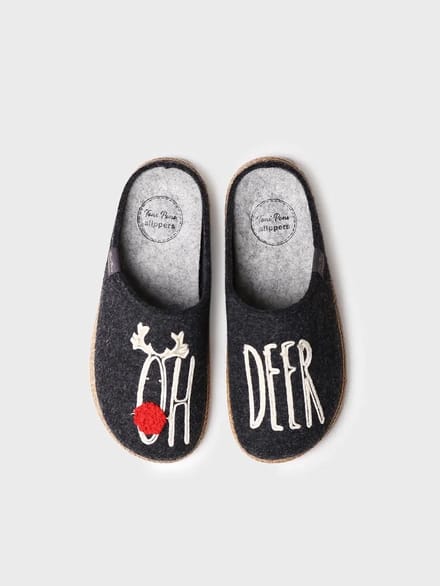 Damesslippers van vilt | DELI-DR