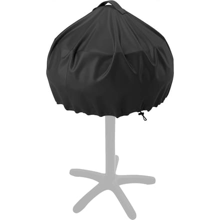 Waterdichte BBQ Grillhoes Draagbare Camping Kooktoestelhoes Opvouwbare BBQ Hoes Stofdicht met Trekkoord zwart