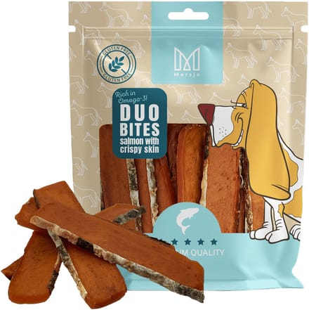 Mersjo Duo Smaków - Hondensnack - Zalm - Chrumskrachten