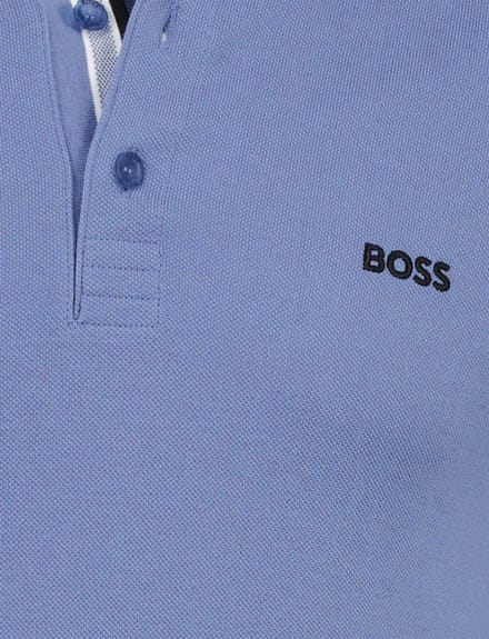 Hugo Boss poloshirt korte mouw blauw