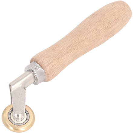Messing Aandrukwiel Waterdichte Handheld Roller Hoeknaad Gladmakend Gereedschap Laspistool Accessoires Dia beige