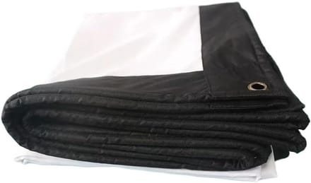 Projectiescherm Wit - Beamer Scherm - Thuisbioscoop Creëren - Kreukbestendig Canvas - 200 Inch 16:9 - Wit