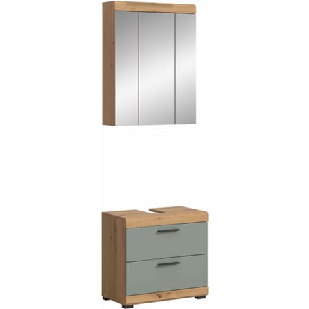 Scout badkamercombinatie salie MDF TZ Artisan eiken NB - 37x60x191cm
