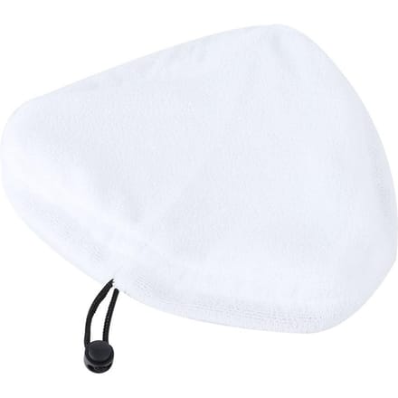 Vadrouille à vapeur triangulaire lavable de remplacement, 2 pièces, tampon en tissu microfibre white