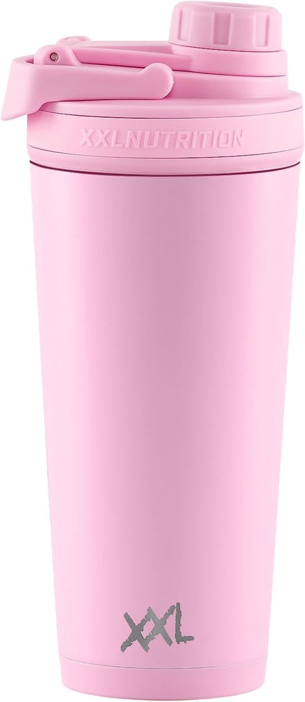 XXL Nutrition - Thermo Shaker V2 - Roze - RVS Shakebeker - 800 ml