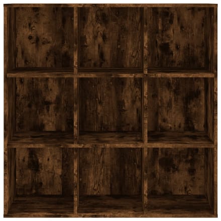 vidaXL - Boekenkast - 98x29x97,5 - cm - gerookt - eikenkleurig
