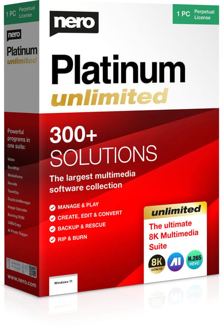 NERO Platinum Unlimited (Meertalig/Version Multilingue)