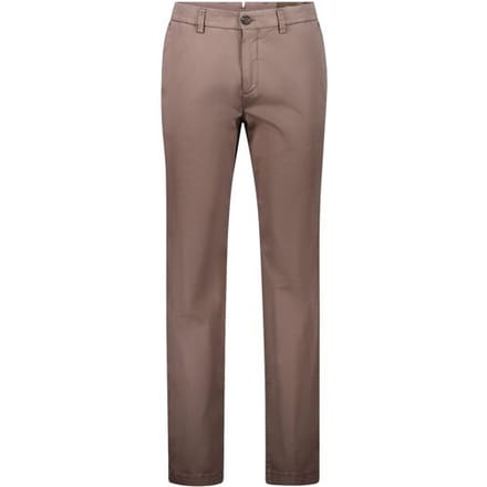 Gardeur Broek Tybalt-5 Mako Cotten Tencel Blend Compact Tricotine Weave Bruin / male