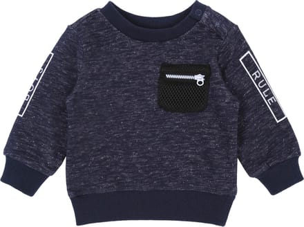 Donkerblauwe sweater Little Trouble Maker