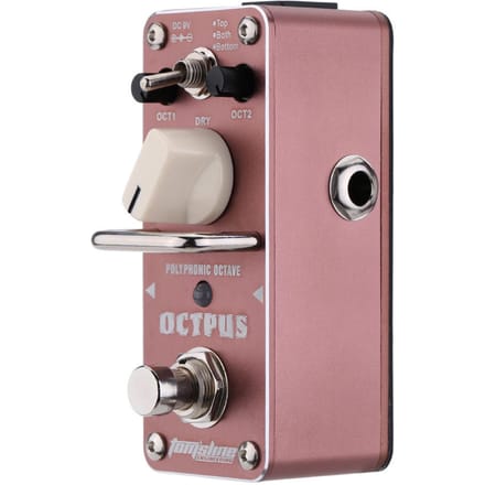 AROMA AOS-3 Octpus polyfoon octaaf effectpedaal voor elektrische gitaar Mini enkel effect met True gray