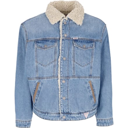 Jeansjack voor heren Go Vintage spijkerjack Sanded Medium Wash