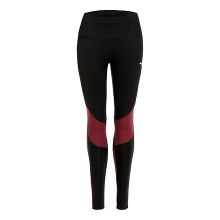 Mizuno Warmalite Hardlooplegging Dames-Zwart,Rood