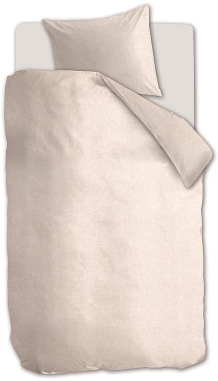 Beddinghouse Frost dekbedovertrek - Effen - Eenpersoons - 140x200/220 cm - Wit