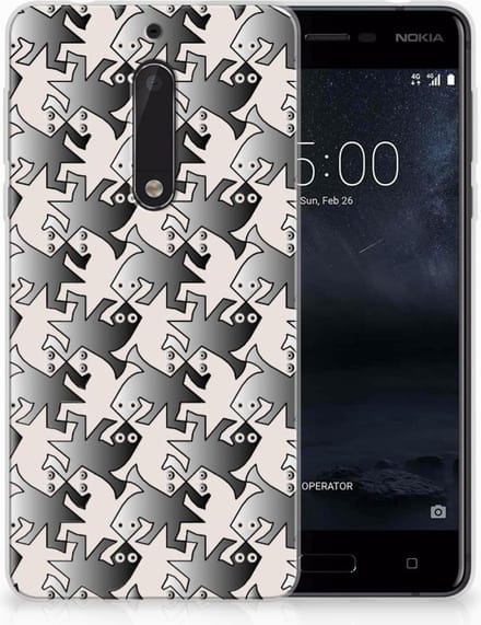 Nokia 5 TPU Hoesje Salamander Grey