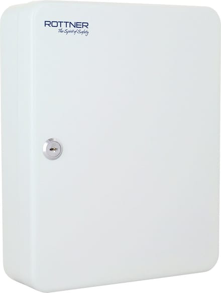 Rottner Sleutelkast Grace voor 93 sleutels - Wit - 30x24,5x8,5cm