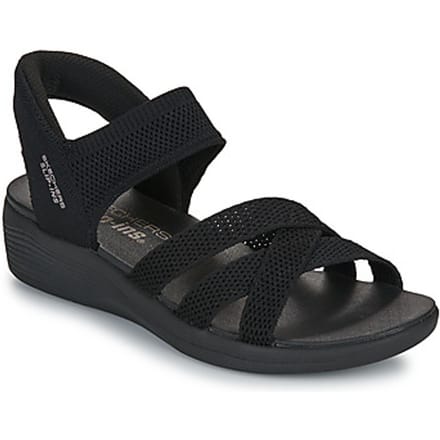 Skechers Arya Slip-ins Sandalen zwart Textiel - Dames - Maat 40