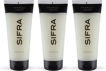 SIFRA Haargel superhold parfumvrij -3 stuks