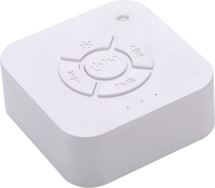 DW4Trading Draadloze Oplaadbare White Noise Machine - Witte Ruis - Wit - 9 rustgevende geluiden