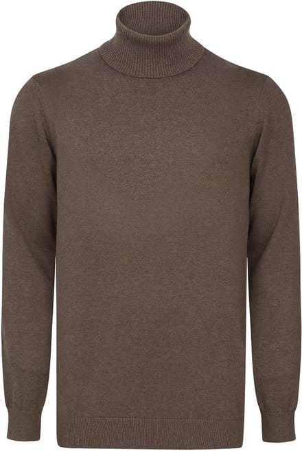 Felix Hardy Coltrui - Trui - 100% Katoen Heren Bruin - M