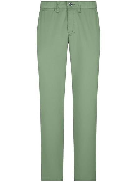 Flatfrontbroek model Garvey Van CLUB OF COMFORT groen