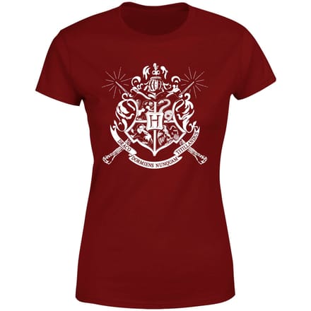 Harry Potter Hogwarts House Crest Women's T-Shirt - Burgundy - M