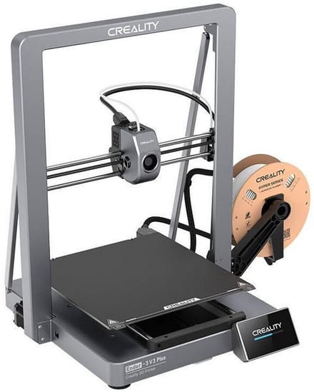 Creality Ender 3 V3 Plus 3D-printer - CoreXZ-structuur, 600 mm/s hoge printsnelheid, automatisch nivelleren, direct aangedreven extruder, stabiel