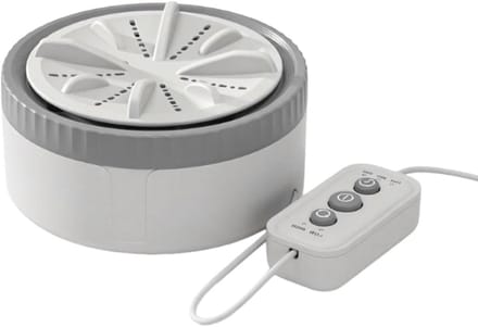 Draagbare wasmachine - Mini wasser - Delicate was - Dieptereiniging technologie - Compact ontwerp - Grijs